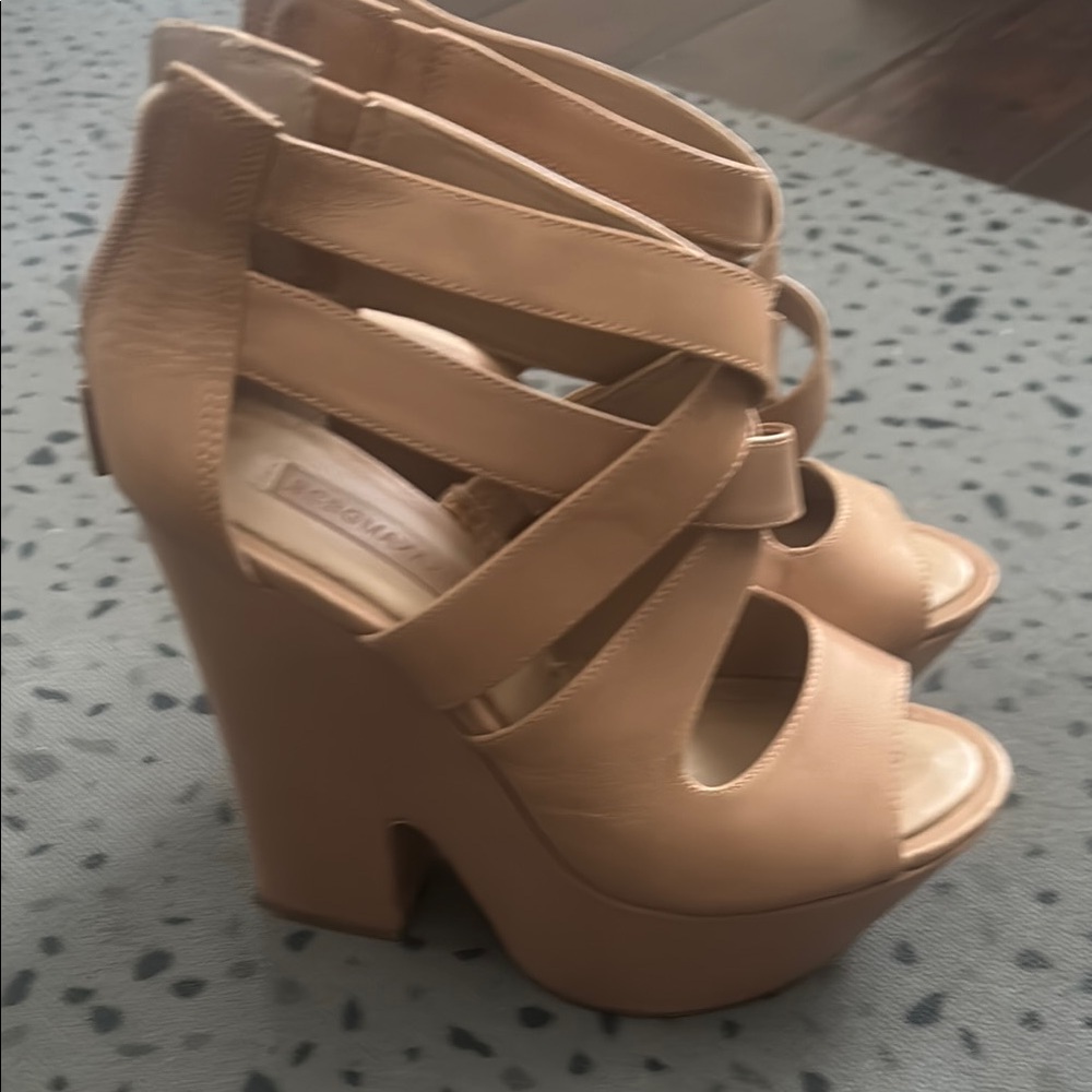 BCBG platform heels